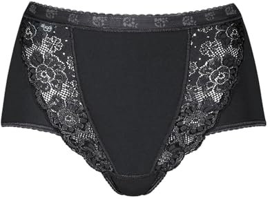 Sloggi Femme Chic Maxi 4p Culotte, Noir, 48 EU