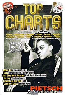 Noten TOP Charts 63 incl. CD ED. Hage 3835