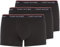 Tommy Hilfiger Herren Boxershorts Low Rise Trunks aus Baumwolle, Schwarz (Black), L