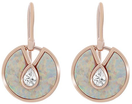 Orphelia Damen-Hängeohrringe Chalcedon ZO-7287