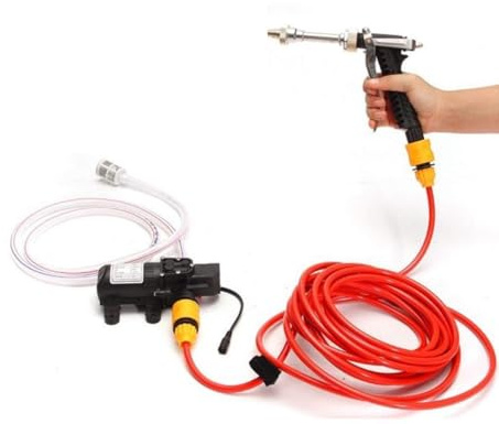 JenNiFer 65W High Pressure Cleaning Pump Car Electric Washer Washing Cleaner Machine Kit with DC 12V Car charger