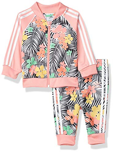 adidas Originals Infant Unisex Superstar Set Glory Pink/Multicolor 3M