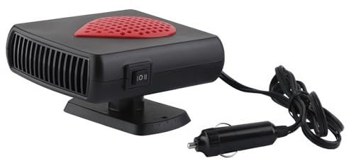 Riloer Sbrinatore Parabrezza per Auto,12V Universale per Auto Riscaldatore Rapido, 2 in 1 Accendisigari per Auto Ventola Calda e Fredda