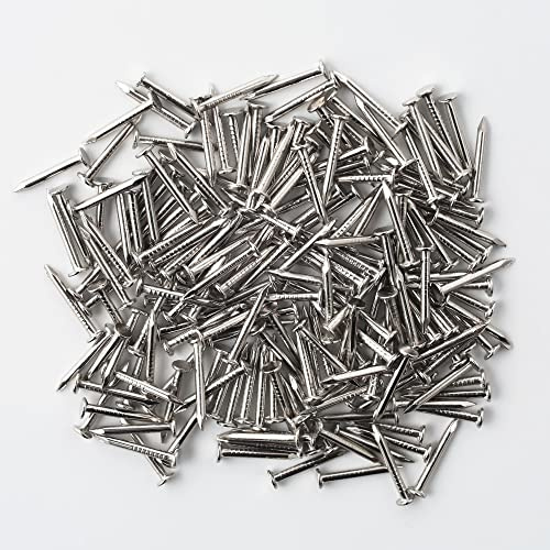 JEGONFRI 1200PCS 1/2 x 18Ga Flat Head Hanging Nails Wall Décor