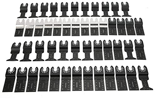 Oszillierendes Sägeblatt-Kit, 50-teilig, Bi-Metall, Schnellverschluss, Multitool für Black and Decker