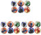 Unique Party Supplies 49978 Party Justice League Bouncing Bälle, 3er Pack