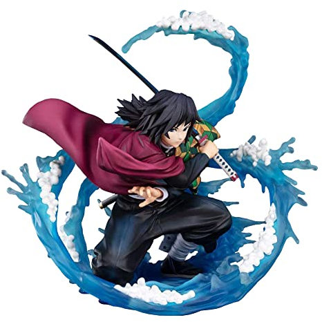 Jilijia Kamado Tanjiro Figur Anime Charakter Ornamente Tomioka Giyuu/Rengoku Kyoujurou/Kokushibo Actionfigur PVC Statue Modell Dekoration Geschenke für Fans