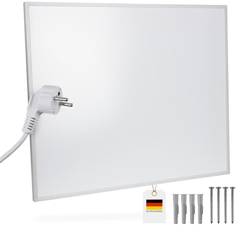 Geberioz Infrarotheizung 800 Watt Infrarot Wandheizung - 5 Jahre Garantie - Überhitzungsschutz - Heizung Heizkörper