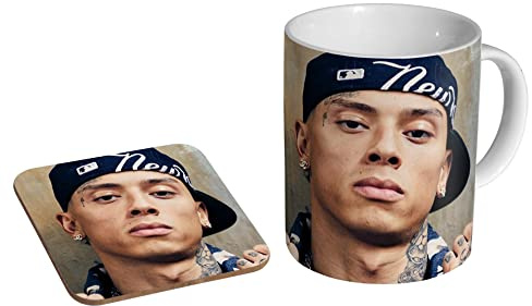 stopper Central CEE Face - Ceramic Coffee Mug + Coaster Gift Set