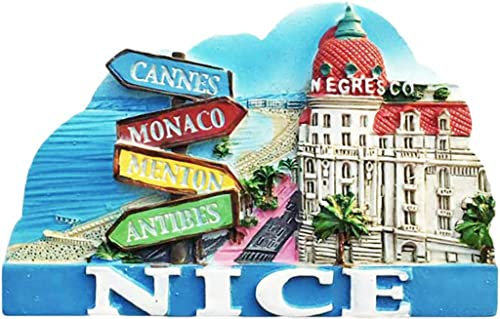 Nizza Frankreich Kühlschrankmagnet Kühlschrankmagnet Dekoration Magnet Aufkleber Souvenir Harz Handwerk