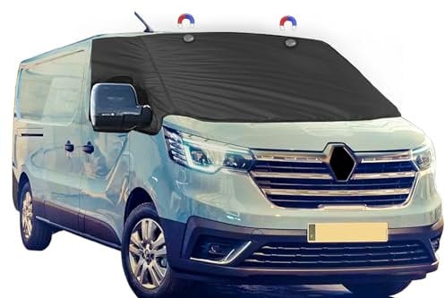 Housse De Pare-Brise Thermique Externe, Protection Pare Brise Camping Car, Trafic 3, Tissu 600D Oxford, Anti-UV. Trafic 2, Brise-Soleil Portables Occultants
