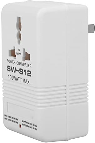 LANTRO JS Reiseadapter Spannungswandler Voltage Converter 110V/120V auf 220V/240V; Anwendbare elektrische Geräte weniger als 50 W für USA England Australien Europa Deutschland China Thailand Usw