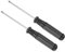 CoCud Mini Phillips Screwdriver, 2.0mm Size 92mm Length, Carbon Steel Small Cross Head Screwdrivers with Anti-Slip Black Handle - (Applications: for Glasses, Watch or Laptop), 2-Pieces