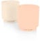 LARS NYSØM Juego de Salero y Pimentero | Salero y Pimentero de Acero Inoxidable con Moderno Diseño Minimalista, Fácil Recarga (Peach/Beige)