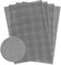 4 Stück 4 Count Plastic Mesh Canvas Sheets für Stickerei,30 * 20cm Kunststoffgitter,Weich Fursuit Auge Mesh, Kunststoff Needlepoint Leinwand für Handarbeiten DIY, Stricken Häkeln Projekte (Schwarz)