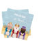 SUPERMOLON Kit Vajilla de cartón Desechable con decoración y temática navideña con diseño de Reyes Magos para 6 Personas – Pack para 6 Personas. Decoración Mesa Navidad Reyes Magos. Vajilla Navidad