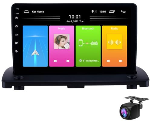 Car Radio For Vo-lvo XC90 2004-2014 Car Play Screen With Wireless Carplay Android Auto Live Navigation Voice Control Mirror Link 9 Inch Touch Screen Stereo GPS Navigation Bluetooth(Color:8-Core 4+64G)