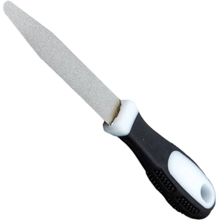 Iouyjiu Stone Sharpener - Double Sided Machete Sharpener | Non-slip Grinding Wheel Wet Dry Use for Kitchen Garden Outdoor Fishing Hunting Activities