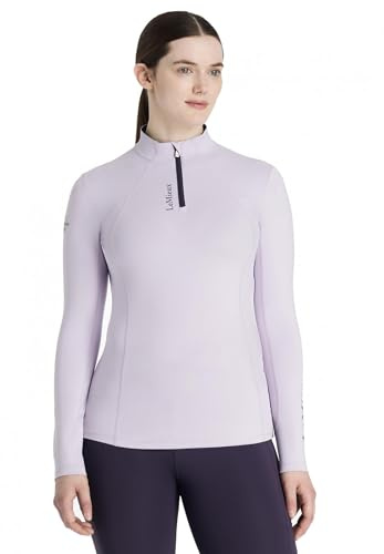 LeMieux Classique Womens Long Sleeve Base Layer - Lilac - UK14