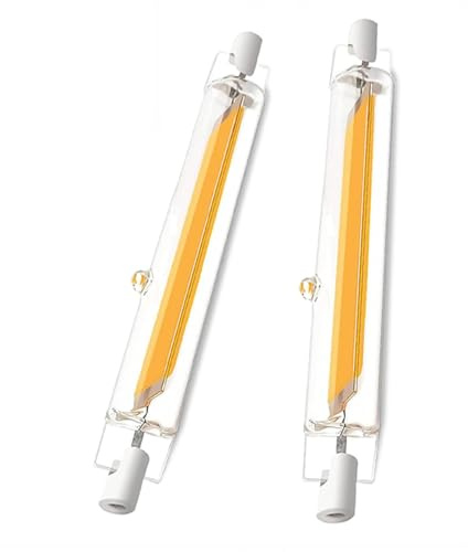Aouppert R7S LED 118mm Dimmbar 20W, Naturweiß 4500K 2000LM, | 220-240V AC/DC LED R7S 118 20W Ersatz für 200W Halogen Leuchtmittel, Kein, Flackern,360°Abstrahlwinkel, für Flur/Stehlampe, 2er Pack