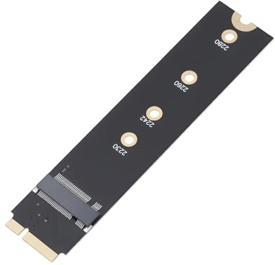 ECSiNG 1 Stück M.2 NGFF SSD Adapter Karte Konverter Kompatibel mit MacBook Air 2012 A1466 A1465