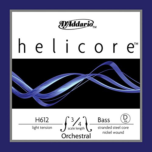 D'Addario Helicore 3/4 Scale Light Tension Orchestral Bass Single D String