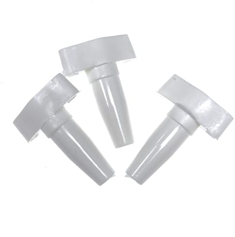 W4 Airbed Plug - White, 3 Pack