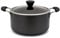 Zinel 4151 Non-Stick Stockpot/Casserole with Hard Anodised Induction Base, Grey, 22 cm