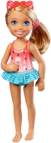 Mattel Barbie Club Chelsea Mini Doll - Swimsuit Blonde Hair (Dwj34)