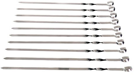 rukauf 20 Schaschlikspiesse Edelstahl (40cm)