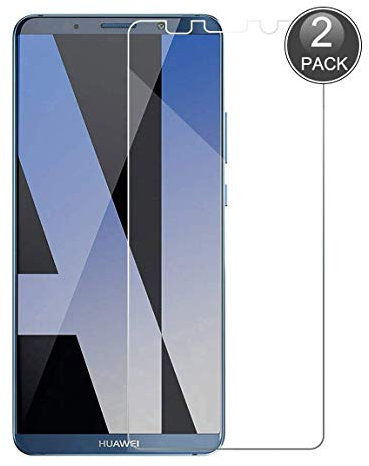 E-Hamii [2-Pack] Displayschutzfolie für Huawei Mate 10 Pro, 9H gehärtetes Glas Schutzabdeckung, HD Schutzfolie Anti-Kratz und Anti-Fingerabdruck (Hinweis: Nicht Volldeckung)