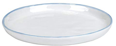 Lambert Plato de piana con borde blanco azul claro, diámetro 13,5 cm
