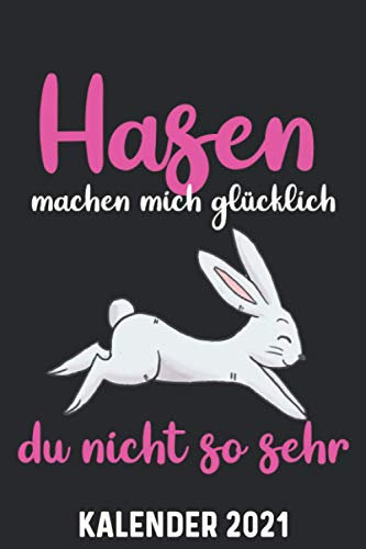 Kalender 2021 A5 Hase du nicht so sehr: 1 Woche 2 Seiten – Terminplaner 2021