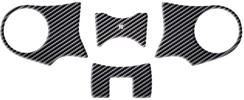 Paraserbatoio.it STICKER 3D EFFECT Lenkungsplattenschutz für Motorräder kompatibel mit NC700 und NC700X von 2012 bis 2015 NC750X von 2016 bis 2020. Maße 223,8 x 89 mm Carbon