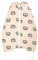 Hosenmax Schlafsack mit Füßen Winter – Bio Baumwolle & Baumwollfüllung – entspricht TOG 2.5 – Babyschlafsack - Schlafsack Kinder –Verspielter Löwe Größe 70 cm
