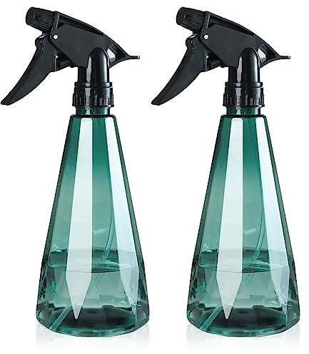 2 Stücke 500ml Sprühflasche,Wassersprühflasche Pflanzen,Sprüher,Gartenspritze,Kunststoff Zerstäuber Sprühflaschen,Kunststoff Zerstäuber Sprühflaschen,Handsprüher,Spritzer Gießkanne für Ätherische Öle
