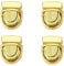 PLABBDPL 4Pcs Chiusure per Borse Chiusura a Scatto per Borsa Chiusura Bottoni Serrature Per Borsa Fai da Te Chiusure in Metallo per Borse Valigia Portafogli e Borse Artigianali Fai-da-Te