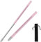 iMoebel Ausziehbarer Tablet Stift bis 40 cm lang, Universal Teleskop Touchscreen Stift für Handy Tablets kapazitive Touchscreens, Präsentationen-Stylus für Kinder und Erwachsener Lehrer, Rosa