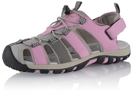 Fusskleidung® Damen Herren Trekkingsandalen leichte Sommer Sandalen