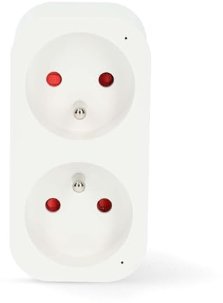 Nedis SmartLife Smart Stecker - Wi-Fi - 3680 W - Frankreich/Typ E (CEE 7/6) - 0-55 °C - Android/IOS - Weiss - 1 Stück
