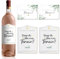 4pcs Etiquette Bouteille Veux-Tu Être Mon Témoin Etiquette Vin Témoin Annonce Mariage Champagne avec Carte de Note Cadeau Surprise