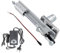 Jvnvlki Hubkolbenmotor Linearaktuator DC 24V DIY Motor Hub 2cm-8cm 120rpm mit Drehzahlregler