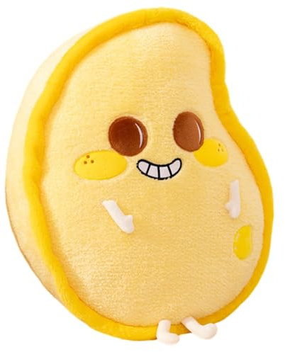 Mango Kissen 50cm, Kuscheltier Mango, Lustiges Obst Form Mango Plüschtier Kissen,Puppe Spielzeug 3D werfen Kissen Stofftiere Kinder, Weich Apfel Umarmungskissen Geschenk für Jungen Mädchen Zimmer Deko