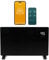 JSH WiFi Enabled Electric Glass Panel Heater 2000W | Smart App or Remote Control | Open Window Detection | Wall Mounted & Free Standing Low Energy Efficient Home Heating with 24H 7 Day Timer Black