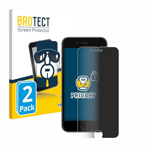 BROTECT (2 Stück Anti-Spy Blickschutzfolie für Apple iPhone 6 / 6S Privacy Screen Protector [Displayschutz-Folie, Sichtschutz, Blaulichtfilter]