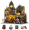 HIGSPE Miniatura Casa Fai Da Te Kit, 3D Puzzle con Mobili e Luce LED in Legno, Kit Magic Castle Minuscola per Adulti da Costruire, per Maschio e Femmina Regalo per Compleanni Natale