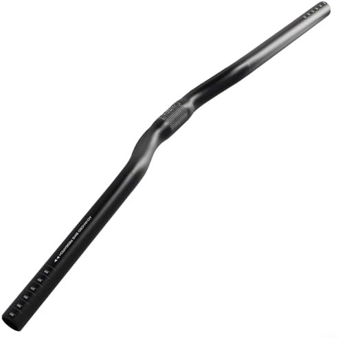 HavenDomicile 1 x 25,4 x 600 mm Aluminium 6061 Lenker-Erhöhung/flache Stange für MTB, Mountainbike, einfaches Ersetzen Ihres alten Lenkers (Schwalbe)