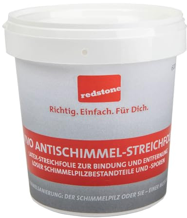 Redstone Antischimmel-Streichfolie Vivo 600ml – Chemiefreie Schimmelentfernung – Nachhaltige & umweltfreundliche Lösung – Für Wände & Decken – Effektiv & einfach anzuwenden