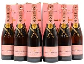 Moet & Chandon - Rose Imperial - Champagne 75cl x 6 12% ABV (Case Of Six)