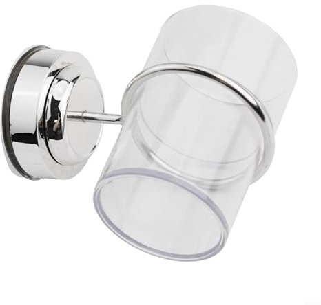 Marchfunny Suction Cup Toothbrush Holder For Bathroom Organisation Stainless Steel Wall Mounted Tumbler Stand